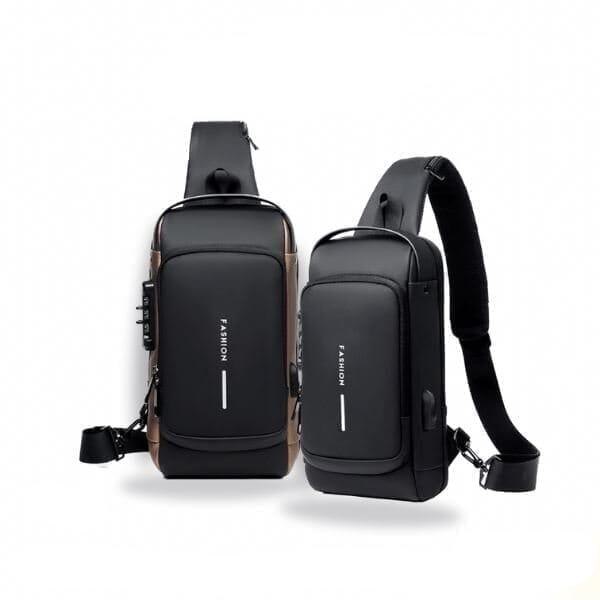 Mochila Anti-Furto com Senha USB Slim Bag